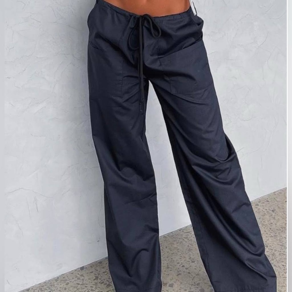 White Fox Everything I Want Cargo Pants Black XS